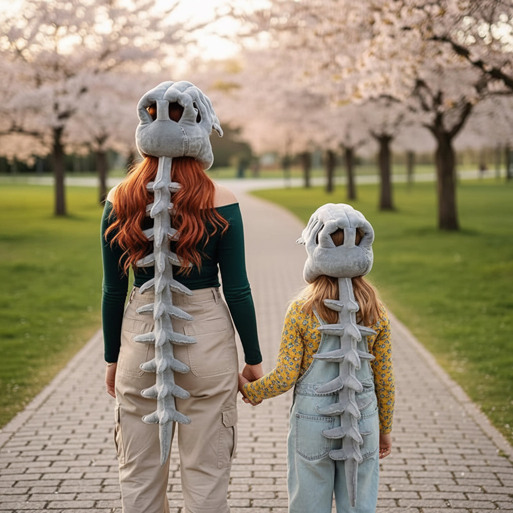 TikTreasure DinoBone™ | Wearable Dinosaur Plush Hat