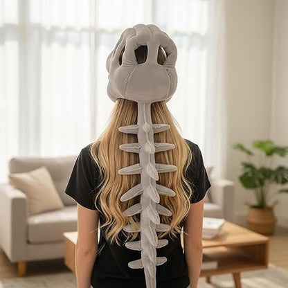 TikTreasure DinoBone™ | Wearable Dinosaur Plush Hat