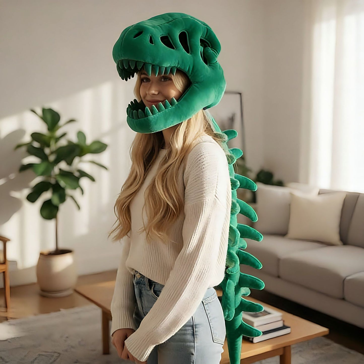 TikTreasure DinoBone™ | Wearable Dinosaur Plush Hat