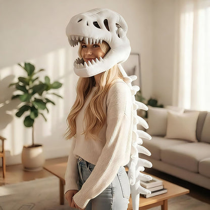TikTreasure DinoBone™ | Wearable Dinosaur Plush Hat